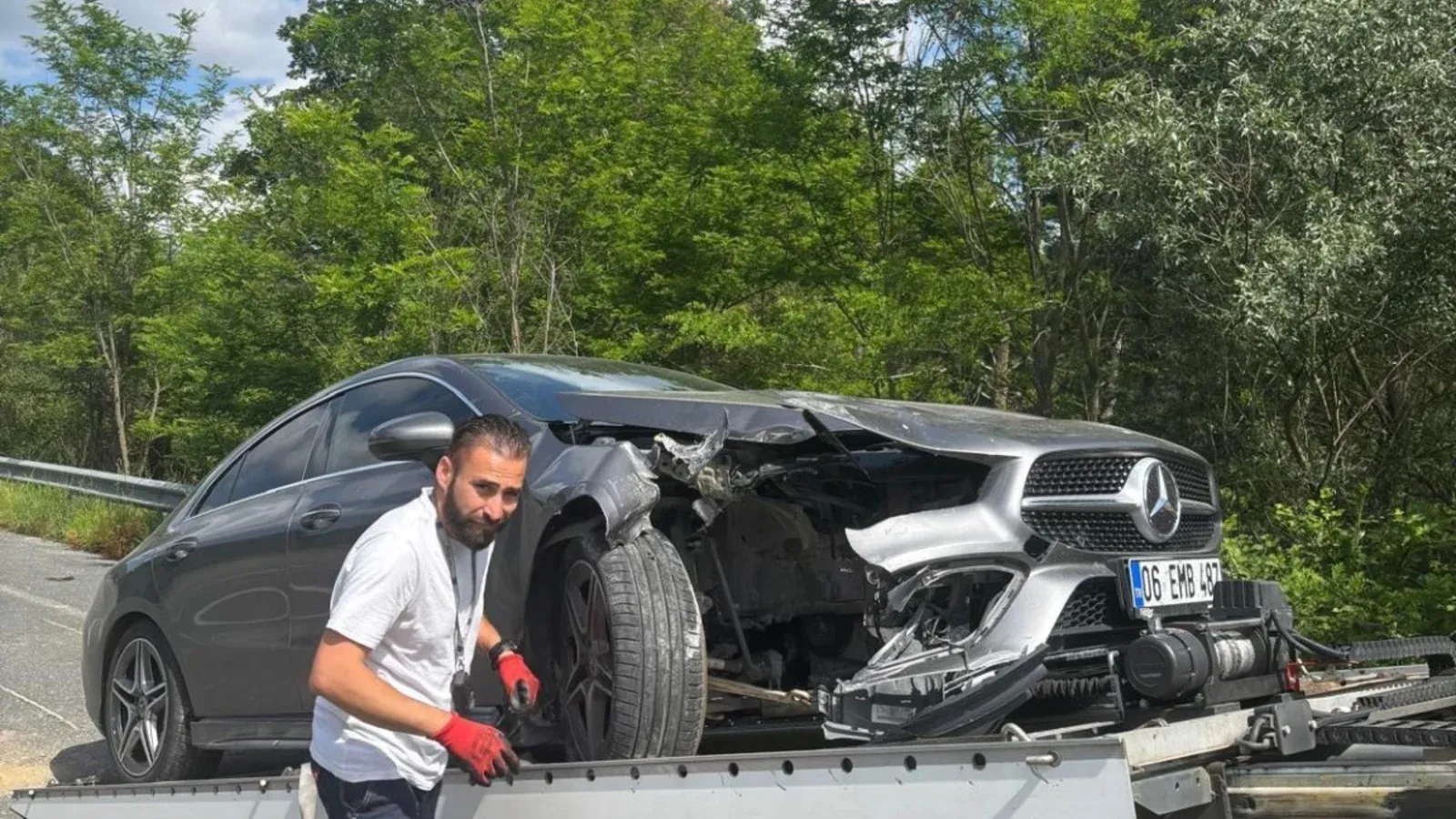 Araban Nakit hasarlı araç değerlendirme ve teslim operasyonu